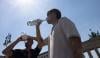 European heatwave moves east, shattering temperature records