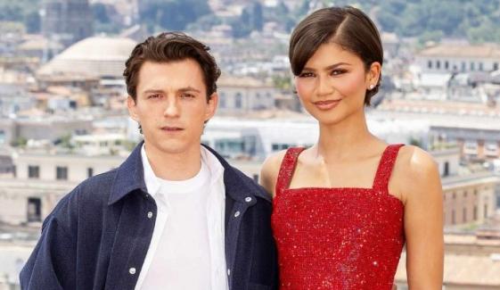 Tom Holland takes 'Spider-Man' promotions to new heights after Zendaya's surprise confession 