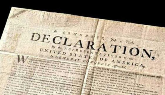 Rare 1776 Declaration of Independence found in UK