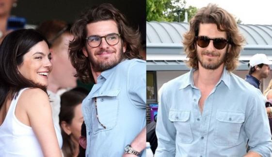 Andrew Garfield debuts transformation on cozy Wimbledon date with Monica Barbaro