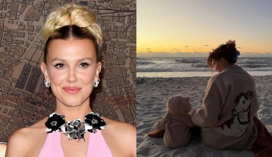 Millie Bobby Brown reveals rare glimpse of baby girl amid trending nail controversy