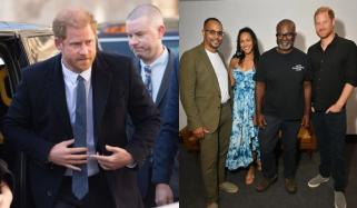 Prince Harry's new beaming photos from 'Shoot the People' premiere go viral: 'Courageous' 