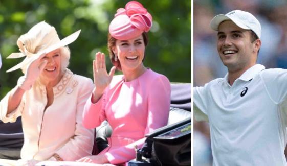 Queen Camilla joins Princess Kate to laud Arthur Fery on making Wimbledon history