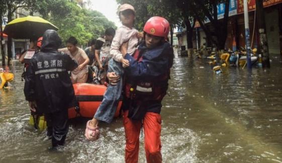 39 dead as tropical storm Maysak riggers deadly floods in Southern China