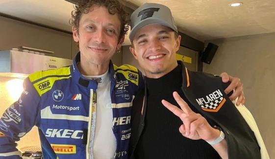 Lando Norris reveals hopes for Valentino Rossi as teammates: 'Maybe in a few years'