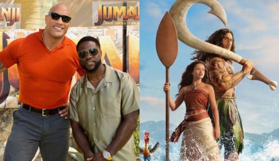 Dwayne Johnson teases new Kevin Hart project after 'Moana' box office update
