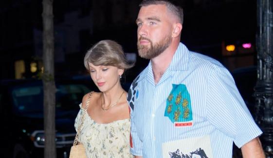 Taylor Swift, Travis Kelce’s new fur baby makes adorable debut in latest appearance
