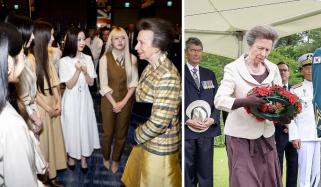 Princess Anne joins K-pop stars for joyful moment after solemn visit on South Korea tour