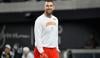 Travis Kelce debuts wedding band on return to football training in Florida