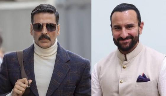 Akshay Kumar debuts new look, makes surprise appearance with Saif Ali Khan in UK 
