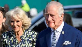 King Charles, Queen Camilla welcome relief from UK heatwave at RHS Flower Show