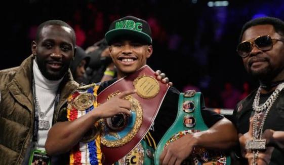 Terence Crawford names Shakur Stevenson boxing’s next King