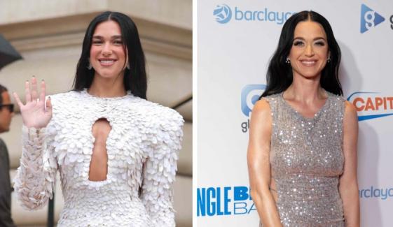 Dua Lipa jumps on bandwagon by joining Katy Perry in viral ‘Watch It Burn’ dance