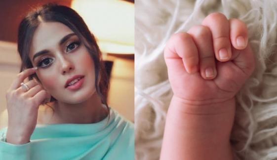 Iqra Aziz introduces baby Sophia Hussain to fans with heartwarming first photos 