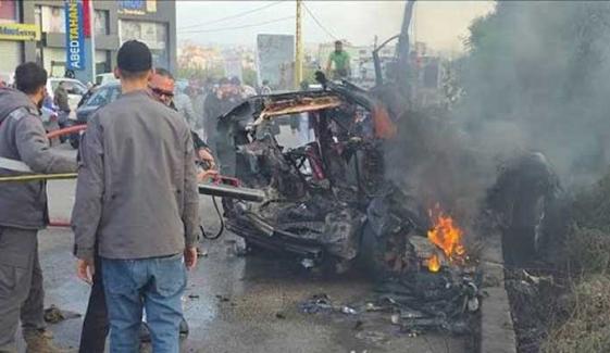 Israel launches drone strike in Southern Lebanon amid ceasefire strains