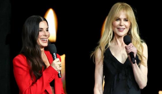 Nicole Kidman, Sandra Bullock make surprise visit to Cinespia ‘Practical Magic’ screening