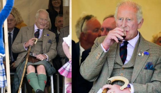 King Charles takes on historic royal role at Mey Highland Games in Scotland