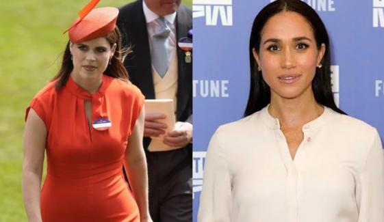 Princess Eugenie's newborn draws comparisons to Meghan Markle over royal tradition
