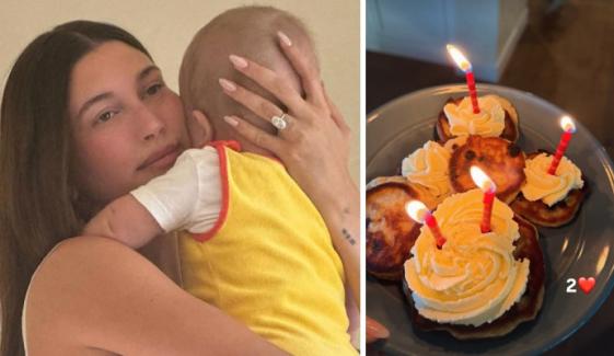 Hailey Bieber rings in Jack Blues’ 2nd birthday with pancakes and cuddles: See