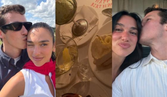 Dua Lipa shares peek into her intimate birthday with husband Callum Turner