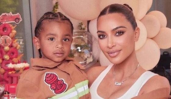 Kim Kardashian shares sweet 'Spider-Man' moment with youngest son Psalm