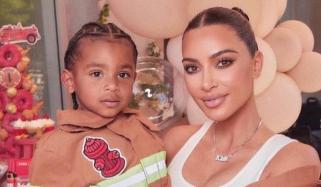 Kim Kardashian shares sweet 'Spider-Man' moment with youngest son Psalm