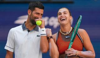 Aryna Sabalenka's US Open mixed doubles look sparks reactions: ‘Streetwalker’