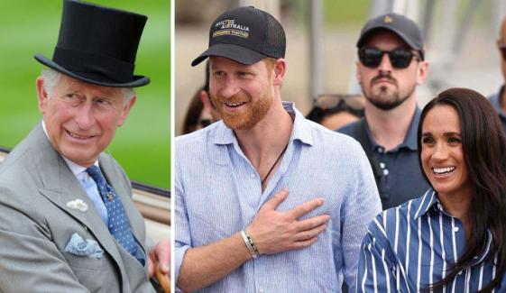 King Charles in ‘good spirits’ as he leaves royal estate after Harry, Meghan return