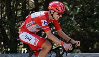 Tadej Pogacar shares first hospital snap after dramatic Vuelta a España crash 