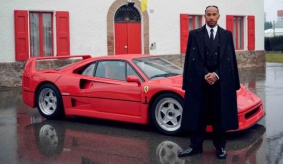 Lewis Hamilton fulfills childhood dream by restoring forgotten classic Ferrari F40