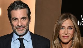 Jennifer Aniston interviews Jim Curtis as he reveals 'shameful' medical condition at book launch