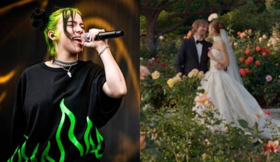 Finneas shares first wedding photos: Inside his garden ceremony with Claudia Sulewski