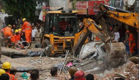 Delhi building collapse: 3 dead, several students trapped under debris as rescue underway