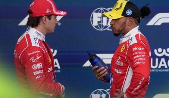 Charles Leclerc breaks silence after Lewis Hamilton’s ‘pushed me off’ comments 
