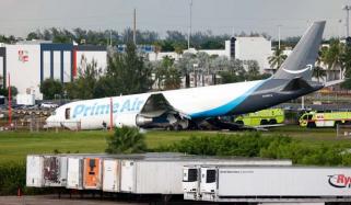 Amazon cargo plane crash kills at least 5, strikes multiple ground vehicles