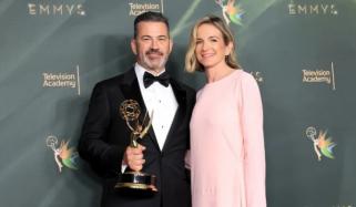 Jimmy Kimmel celebrates big win at 2026 Creative Arts Emmys with wife Molly 