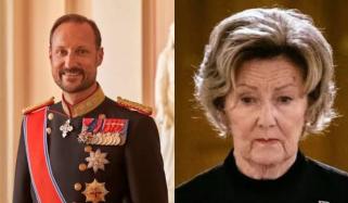 King Haakon shares touching moment with Queen Sonja amid King Harald’s funeral