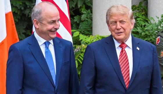 Donald Trump backs United Ireland during Dublin visit for Irish Open