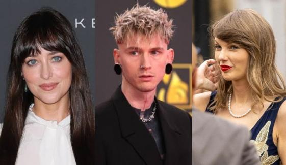 Dakota Johnson makes secret move with MGK at Taylor Swift’s house after actress' split