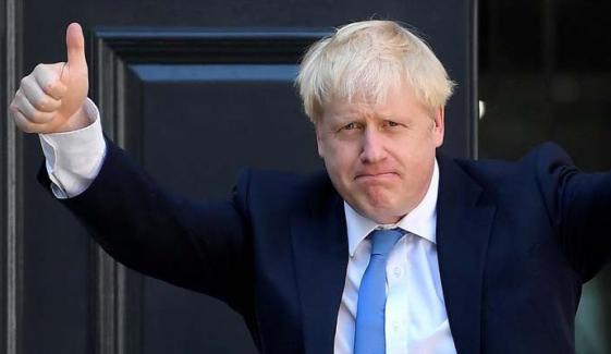 Boris Johnson slams Putin after Russian drone strikes train behind his