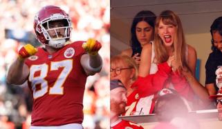 Travis Kelce makes history at ‘home’ opener as wife Taylor Swift celebrates 