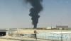 Plumes of smoke visible near Riyadh airport following overnight air raid warning
