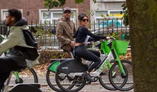 Lewis Hamilton keeps paparazzi at bay during bike outing with Kim Kardashian