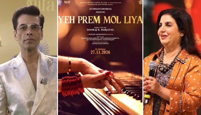 ‘Yeh Prem Mol Liya’ title track: Karan Johar, Farah Khan hail ‘pure Indian melody’