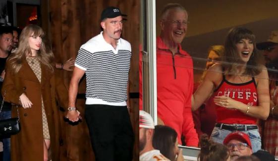 Taylor Swift celebrates Travis Kelce's NFL win with 'that's my husband!' shout: Watch