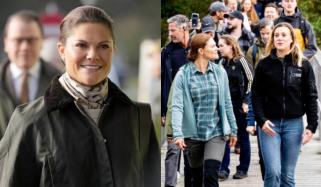 Crown Princess Victoria explores nature with family to mark a special Swedish tradition