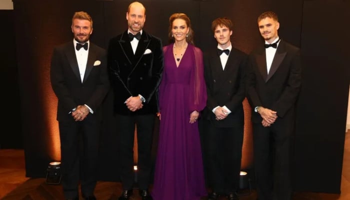 Kate Middleton, Prince William enjoy Beckham family reunion at 'Digger' movie premiere
