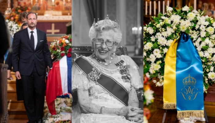 King Haakon bids final farewell to Princess Astrid as Royal Family gathers to lay her to rest