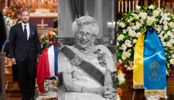 King Haakon bids final farewell to Princess Astrid as Royal Family gathers to lay her to rest