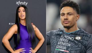 Cardi B sparks dating buzz with soccer star Maduka Okoye at Milan Fashion Week